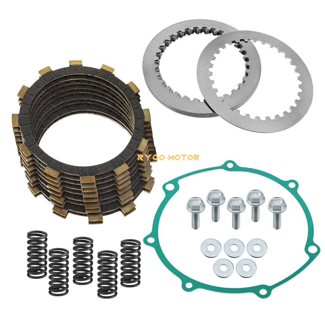 Clutch Friction Steel Plates Springs & Gasket for Yamaha YZ250F WR250F (2001–2013)