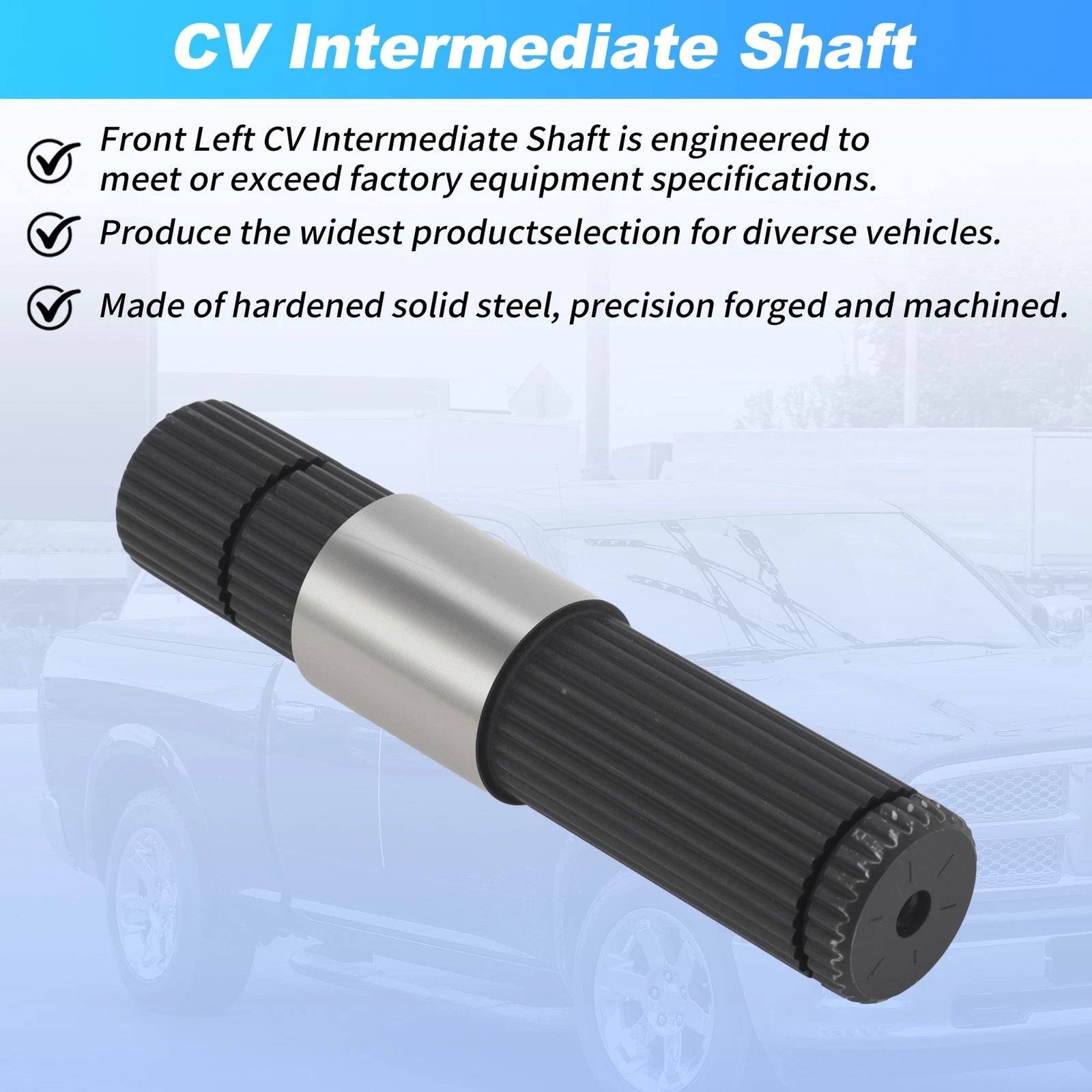 Front Left CV Intermediate Shaft for Dodge Ram 1500 (52069711AC)