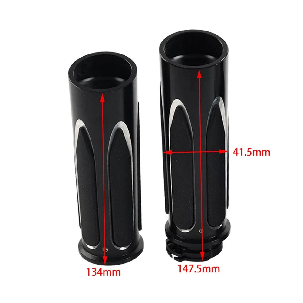 2X 1" Hand Grips for Harley Touring Softail Dyna