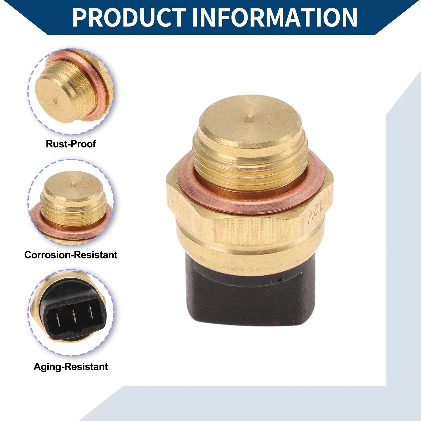 Engine Coolant Temperature Sensor for Audi (2000–2005) No. 6U0959481A
