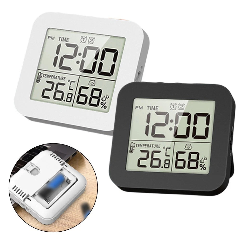Dual Alarm Digital Timer with Countdown and Backlight Functionality