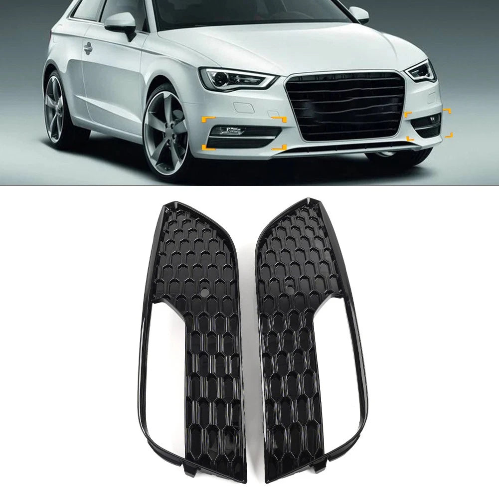 Honeycomb Mesh Fog Light Frame for Audi A3 (2012–2016)