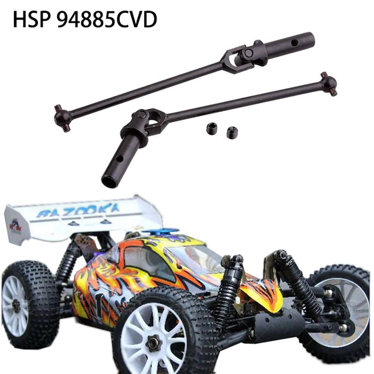 1/8 Metal Front Drive Shaft for HSP 94885 (2010–2023)