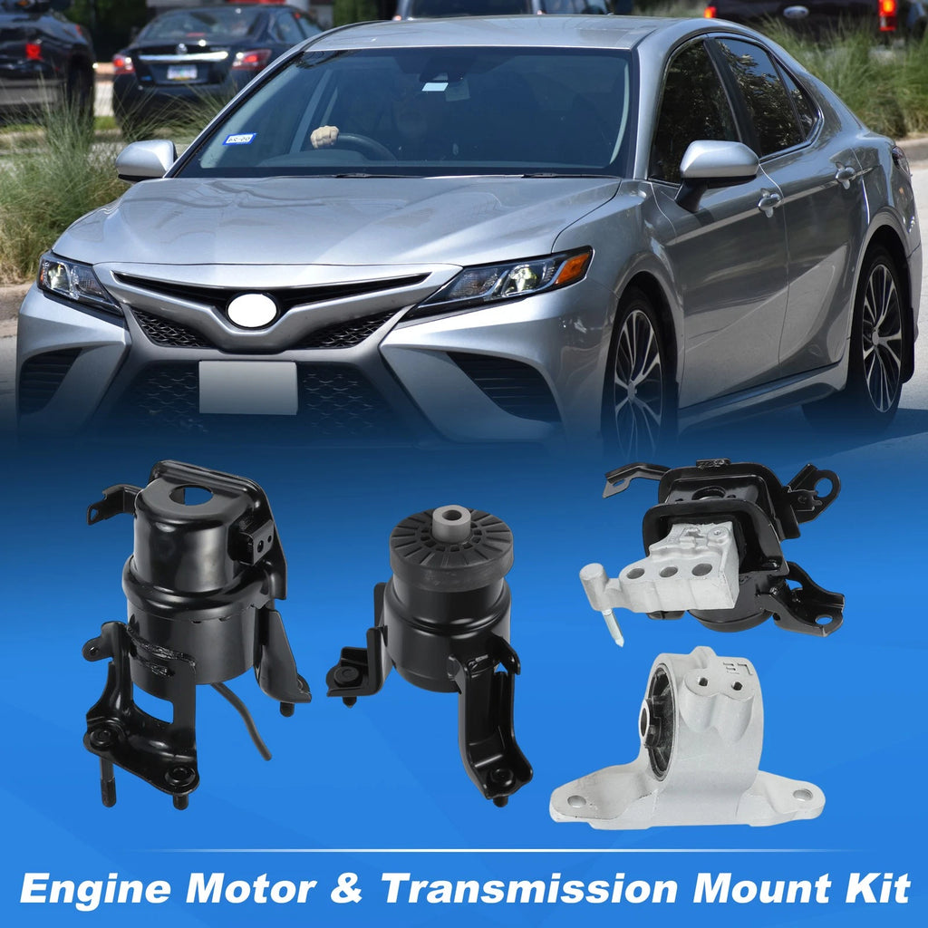Engine Motor Transmission Mount Set 4PCS for Toyota Camry Avalon (2018-2025)