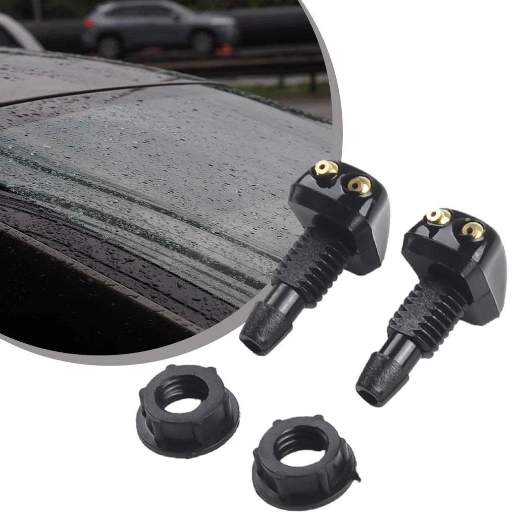 2X Windshield Washer Nozzle for Car (Adjustable Spray Jet)