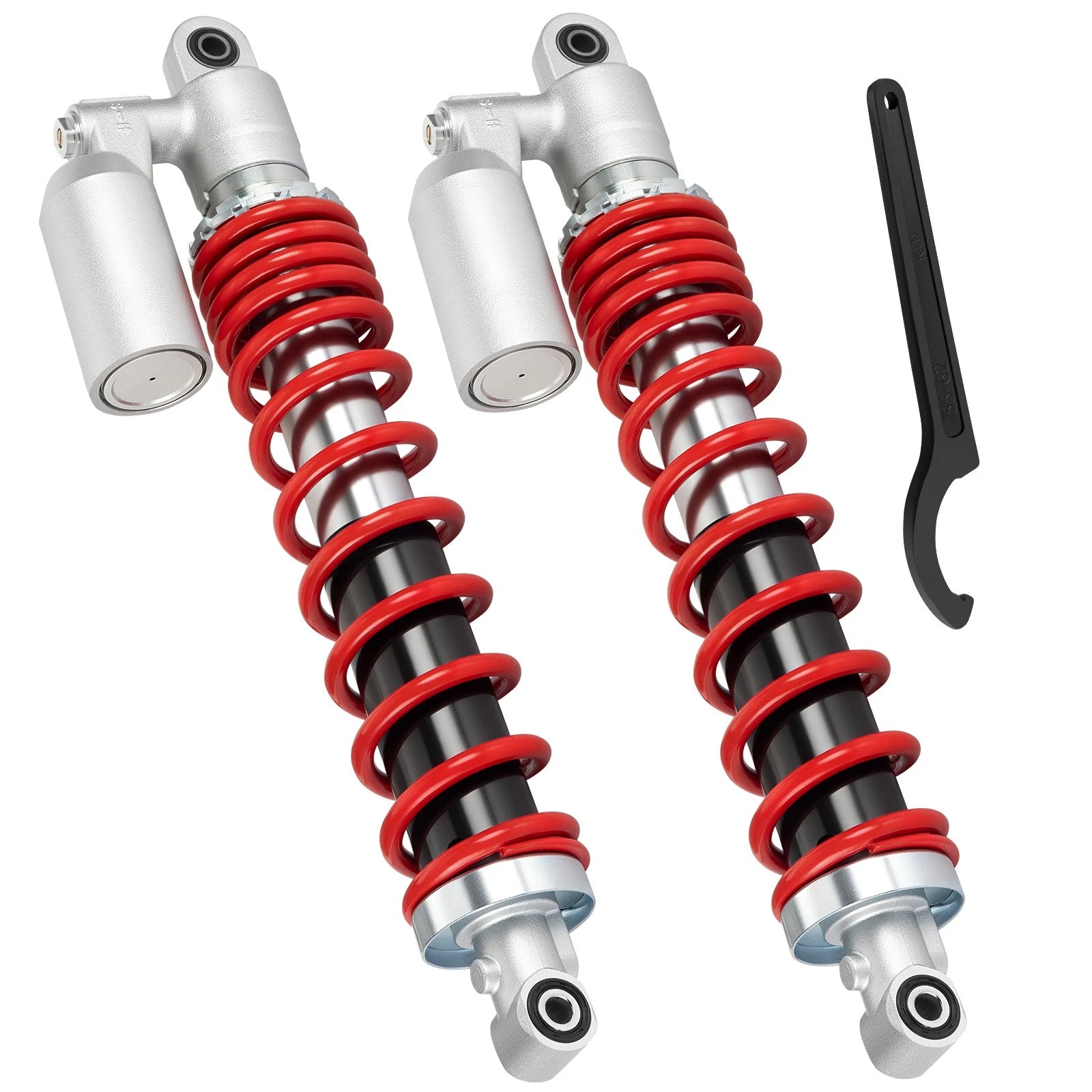 Pair Front Shocks & Adjustable Tool for Suzuki Quadsport LTZ400 (2003–2008) #52100-33H10-YKS