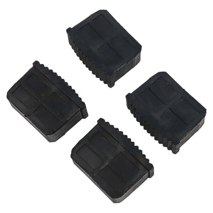 Set of 4 Rubber Non-Slip Ladder Leg Covers for Safe Climbing Experience