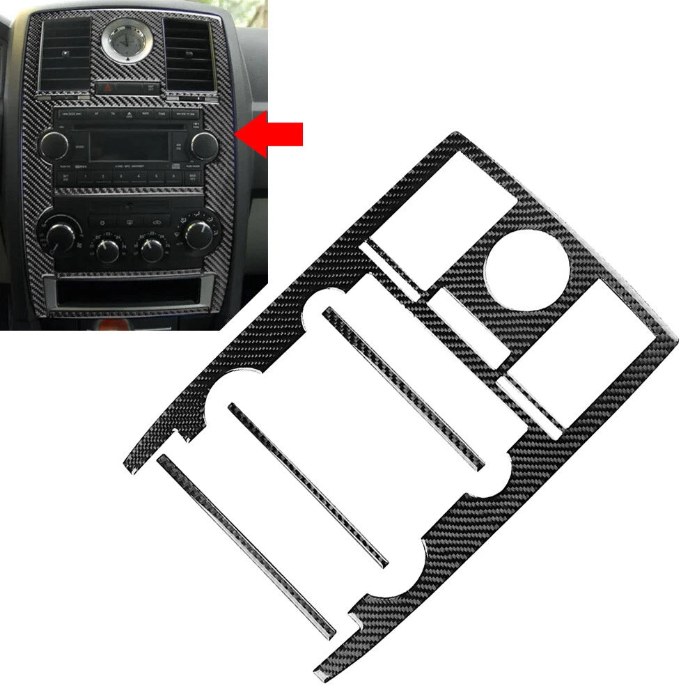 Center Console Climate Control CD Panel Cover Trim for Chrysler 300 (2005–2010)
