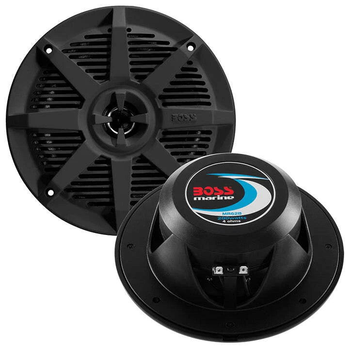 Boss MR62B 6.5" 2-Way Coaxial Marine Speaker 200W for Marine Use (2000–2023)