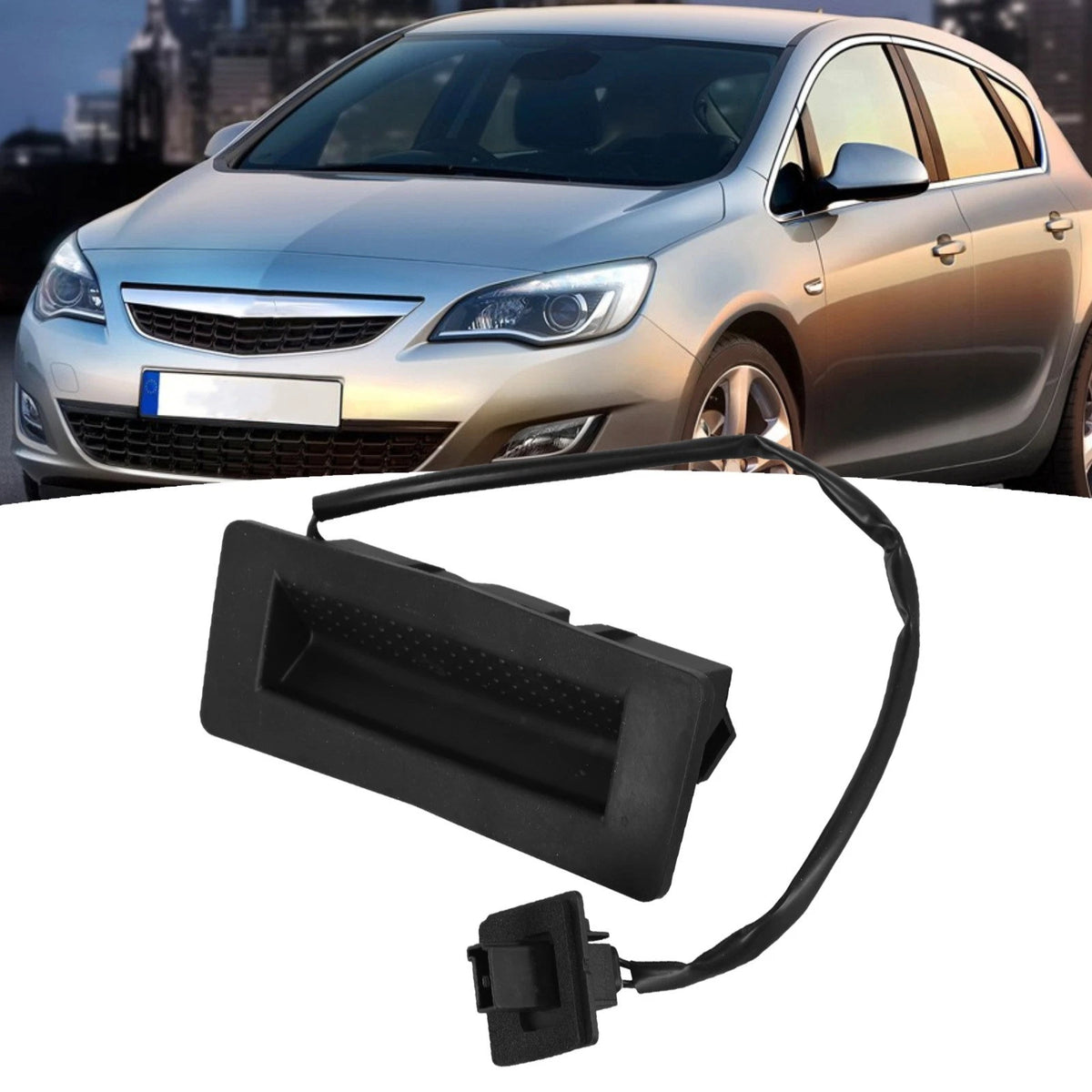Black Trunk Lock Release Switch for Vauxhall Astra