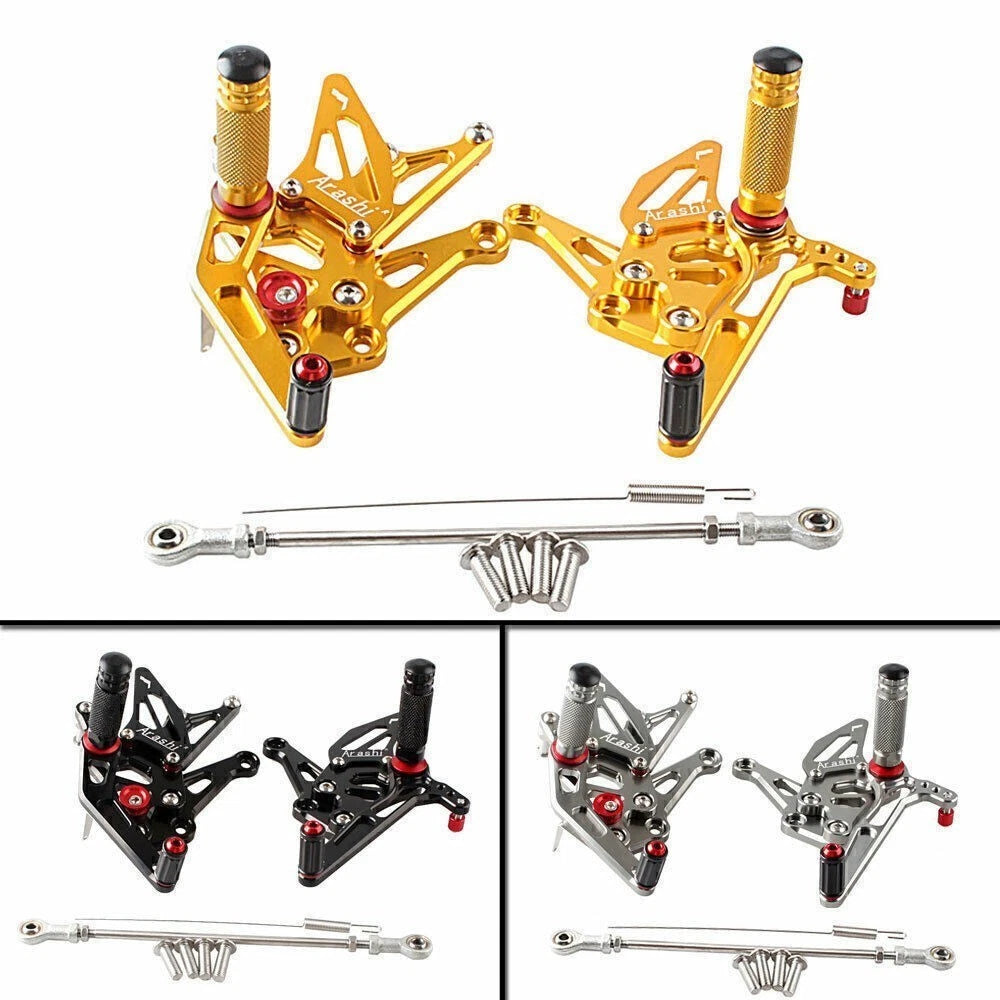 CNC Adjustable Rear Foot Pegs for Kawasaki Z1000 (2014–2017)