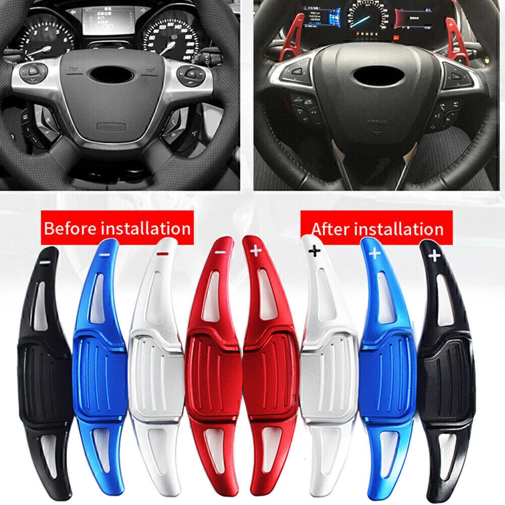 Pair Shift Paddle Extensions for Ford Mondeo Taurus Edge (2013–2023)