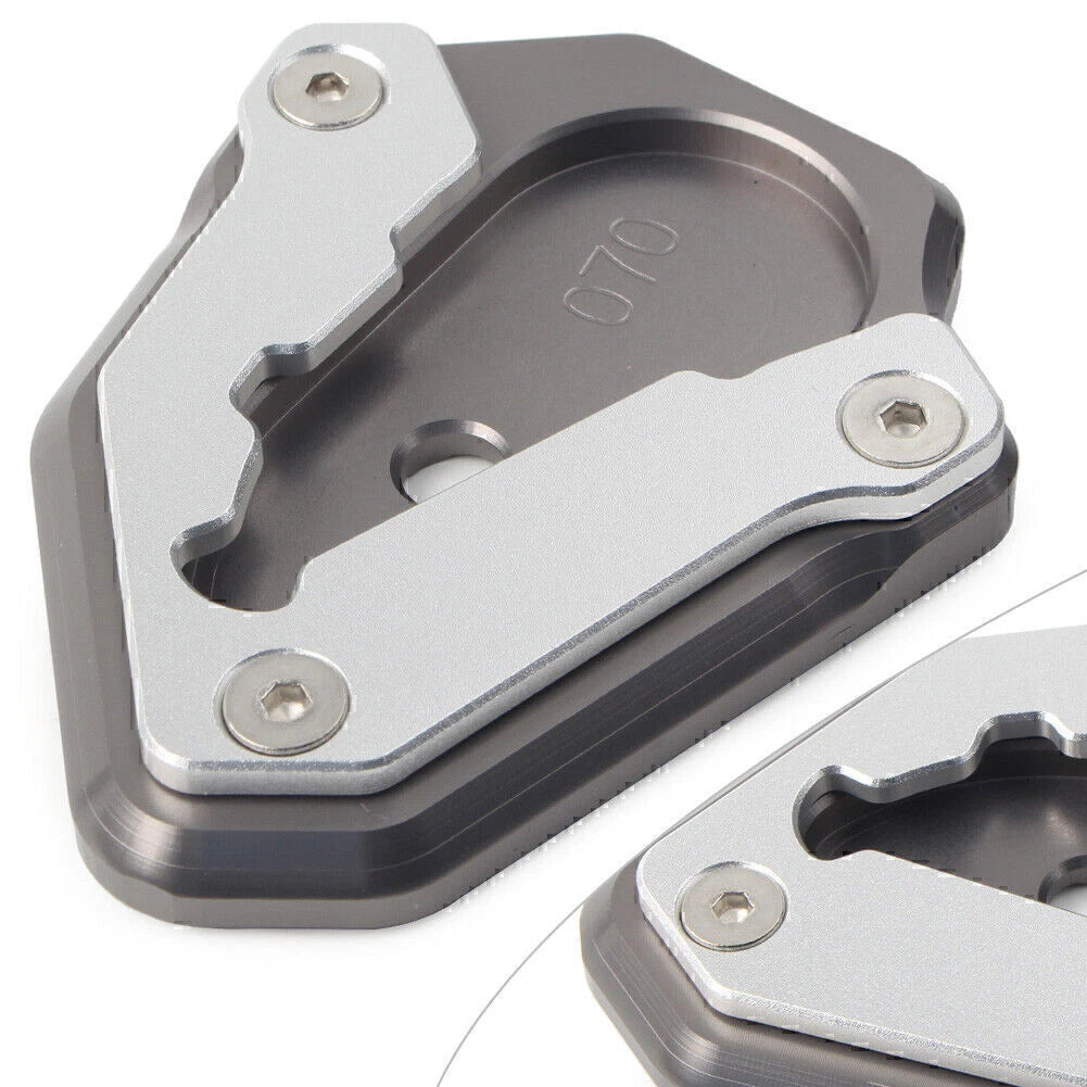 Side Stand Enlarger Plate for Ducati 848 1098 1198 (2008–2015) Grey