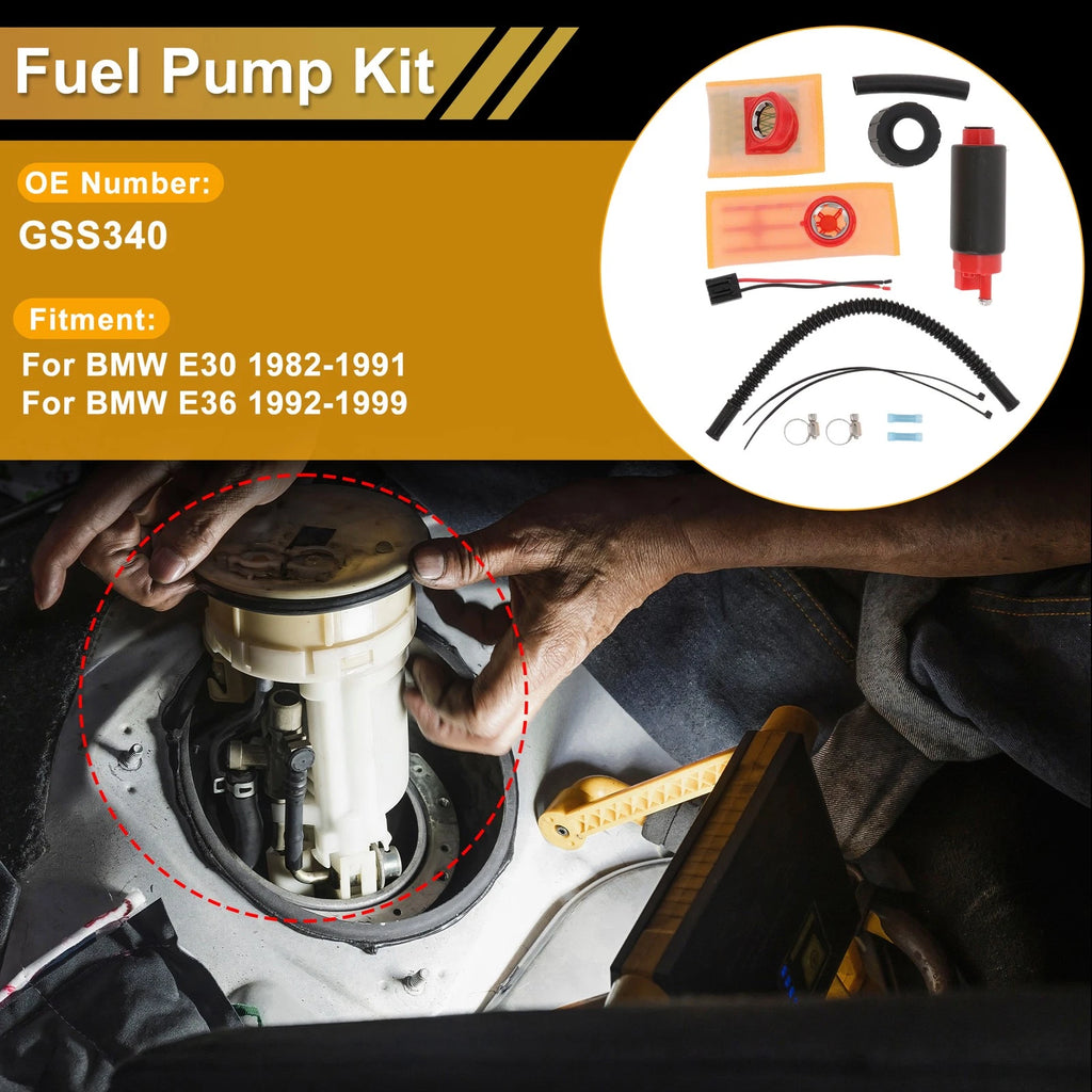 Fuel Pump for BMW E30 (1982–1991) Metal Electric Replacement Set