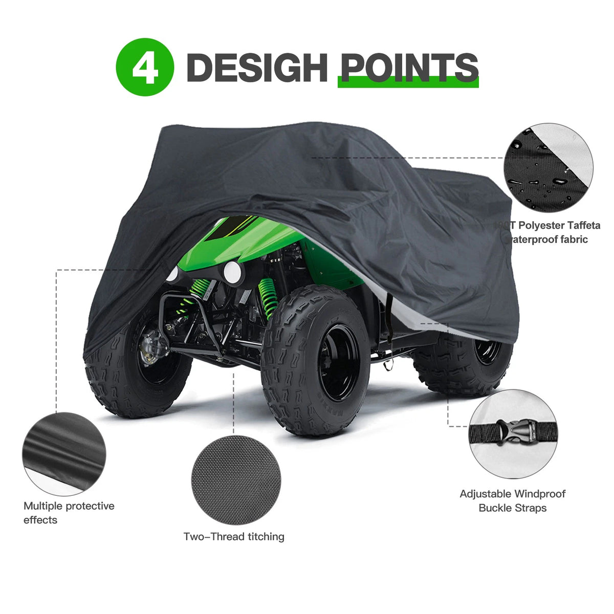 Waterproof ATV Cover for Quad Bike (145x85x98cm)