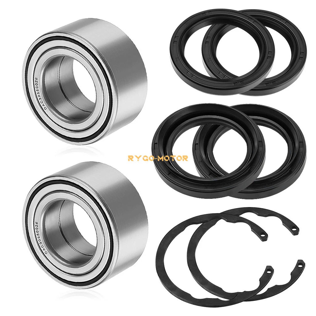 2pcs Front Wheel Bearing Kit for Kawasaki Bayou 300 400, Prairie 300 400