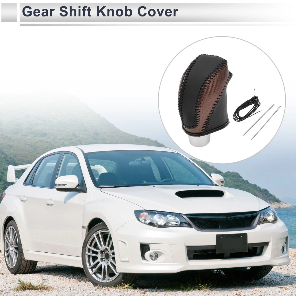 Gear Shift Knob Cover Replacement for Subaru Impreza (2017–2023) Carbon Fiber
