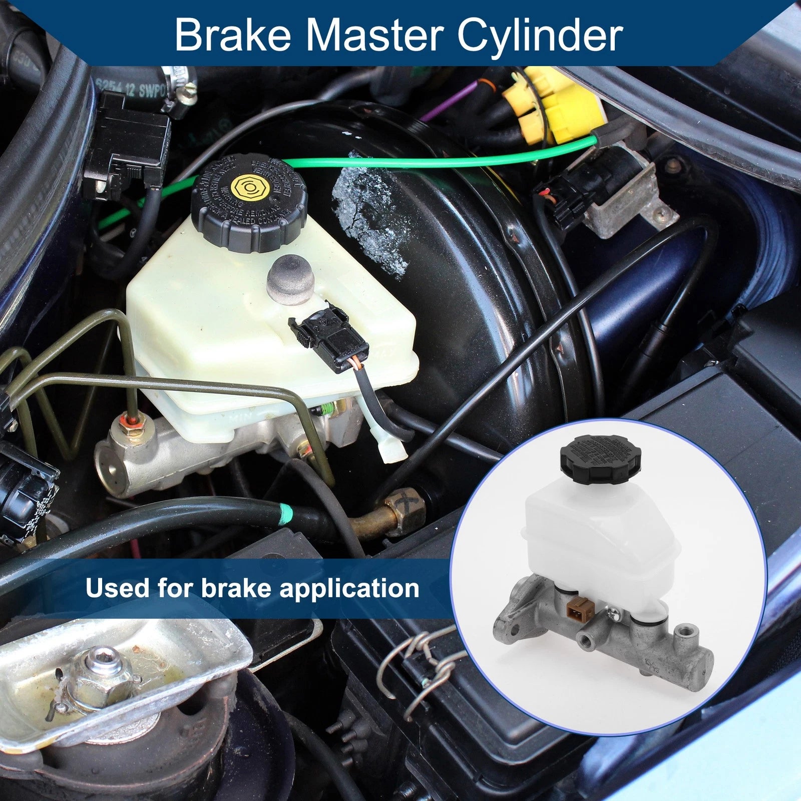 Brake Master Cylinder with Reservoir Replacement for Hyundai Elantra (2001–2003)