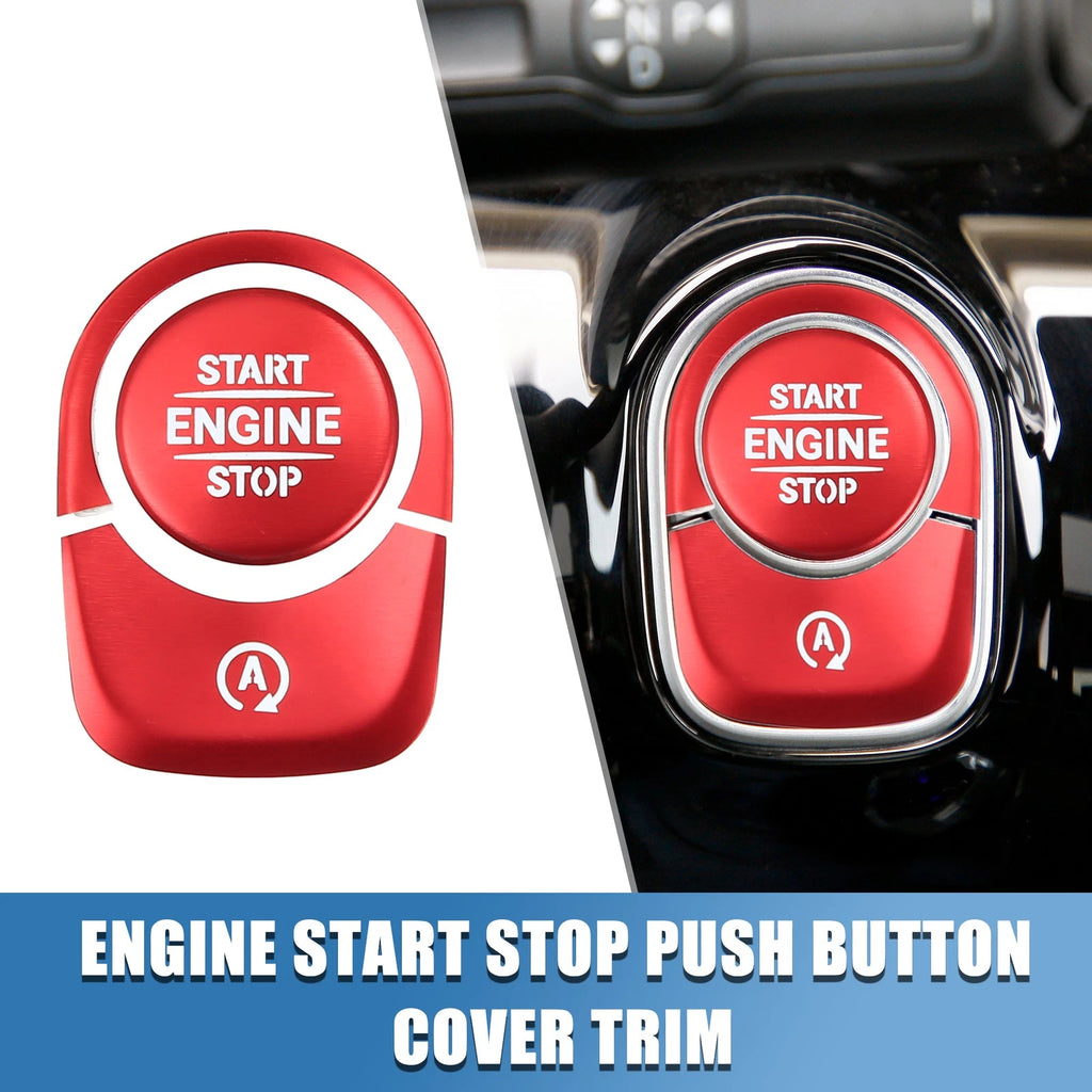 Engine Start Stop Button Cover Trim Sticker Kit for Mercedes-Benz A-Class (2019–2023)