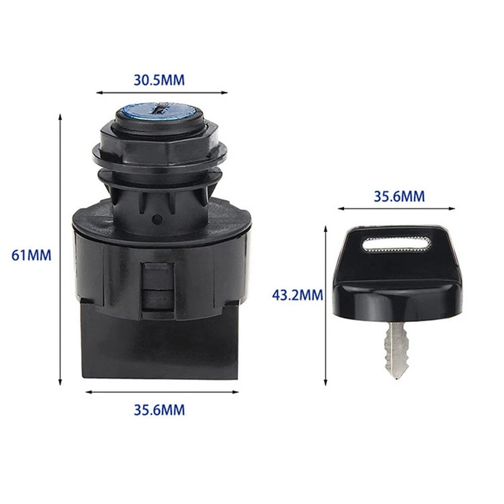 3 Position Ignition Key Switch for Polaris Ranger (2001–2018)