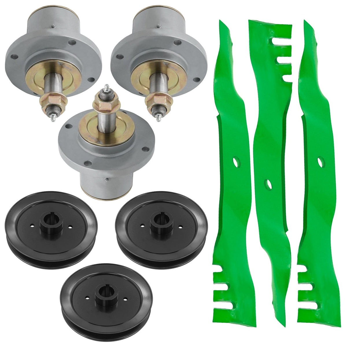 Deck Spindle Blade and Pulley Replacement for Simplicity Citation (2008–2015)