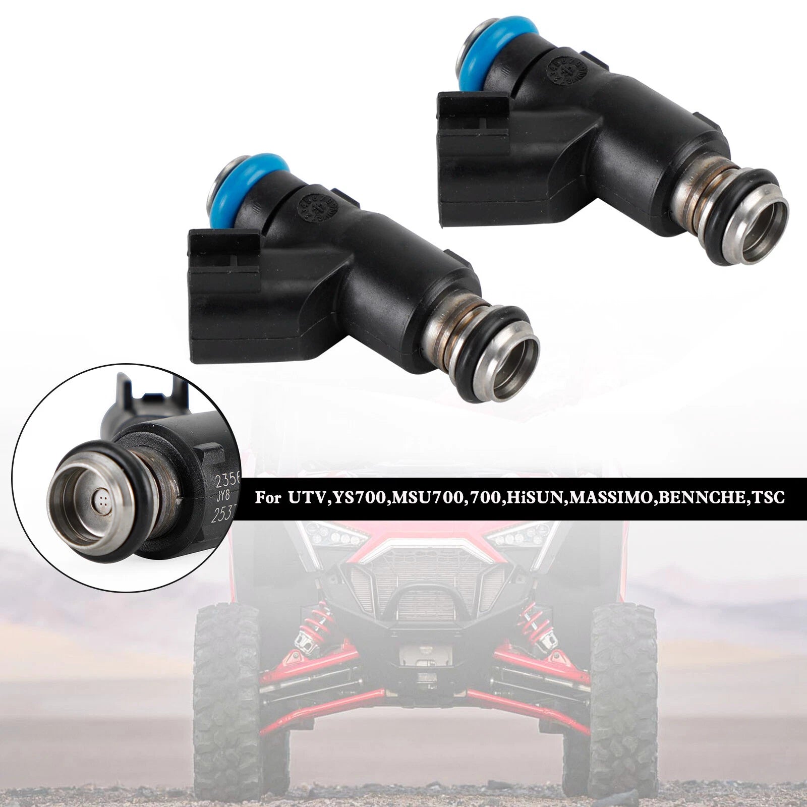 2X Fuel Injector for HiSun EFI 700 ATV UTV (2010–2023) 25377439 358800001 A9