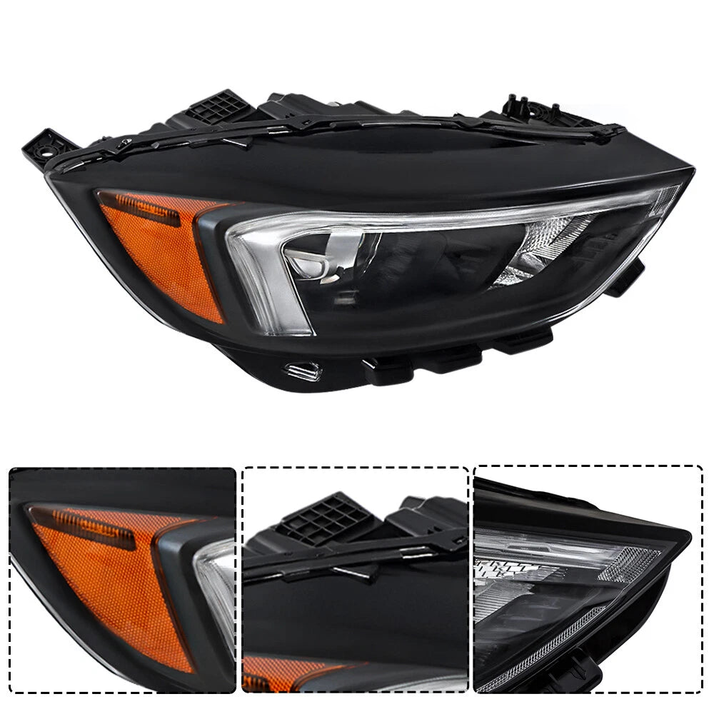 Headlight Assembly for Ford Edge (2019–2024) LED w/DRL Left+Right Side