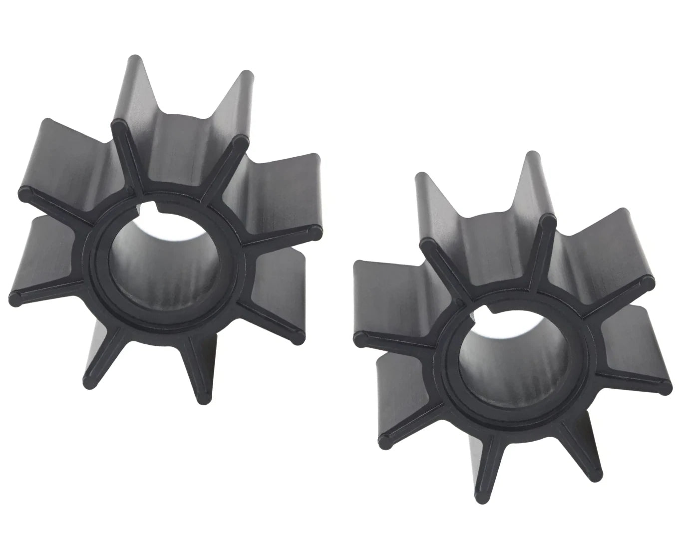 2Pcs Water Pump Impeller for Tohatsu Nissan (9.9/15/20hp) 334-65021-0, 18-8921