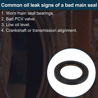 1 Pc Front Crankshaft Oil Seal for Chevrolet Silverado (No. 12634614)