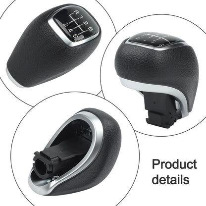 Gear Lever Knob for Car Interior Upgrade (Easy Installation, Plastic)