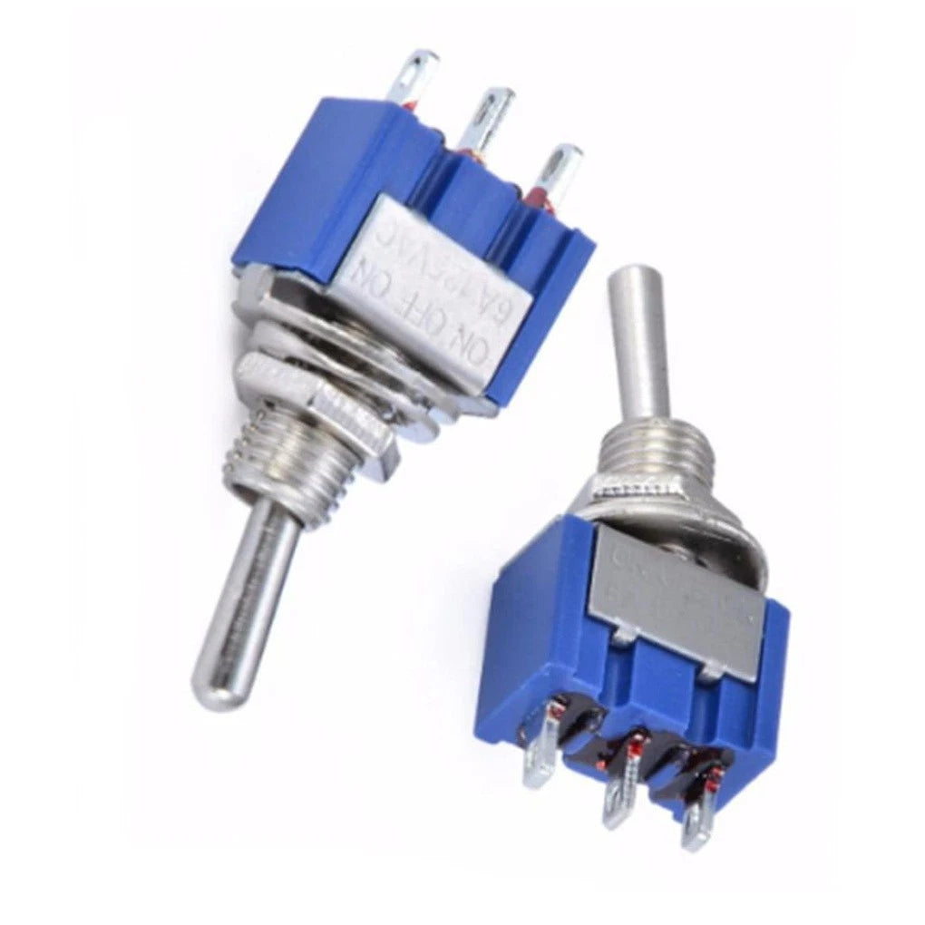 10X Toggle Switch for Mini (MTS-103, 3 Pin SPDT, 125VAC, 6A)