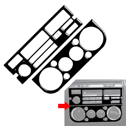 Black Radio AC Climate Control Panel Cover Trim for BMW 3 Series E36 (1994–1996)