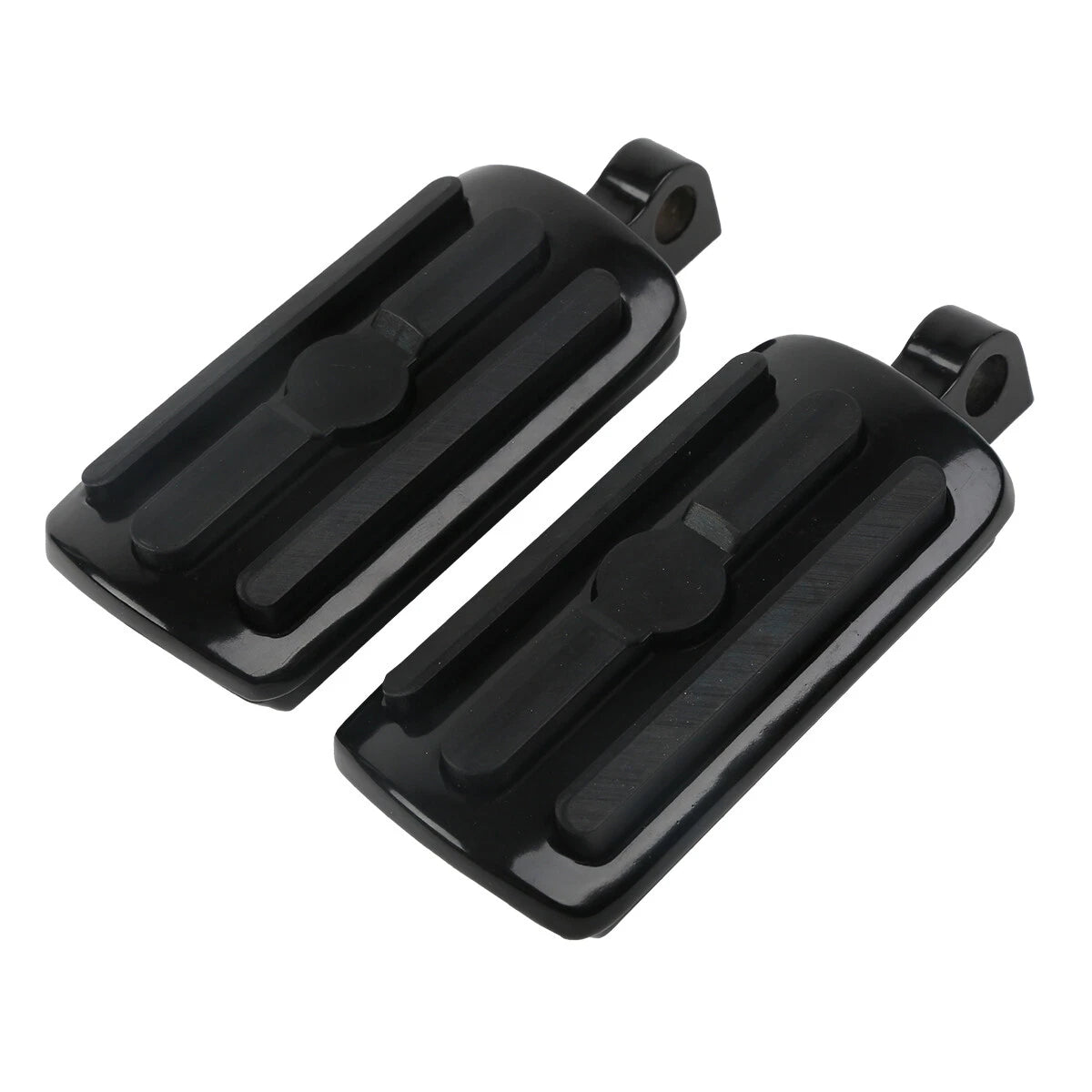 Black Highway Footrests Foot Pegs for Harley Davidson Touring (1986–2026)