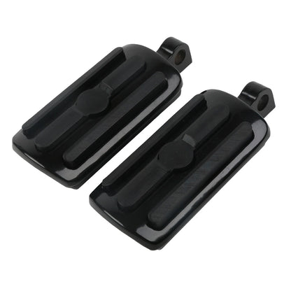 Black Highway Footrests Foot Pegs for Harley Davidson Touring (1986–2026)