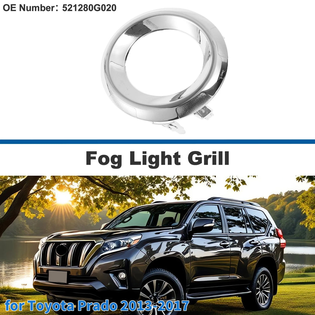 Front Left Fog Light Grill Replacement for Toyota Prado (2013–2017)
