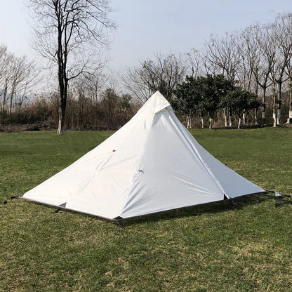Lightweight Pyramid Camping Tent for Solo Adventures (Waterproof, Easy Setup)