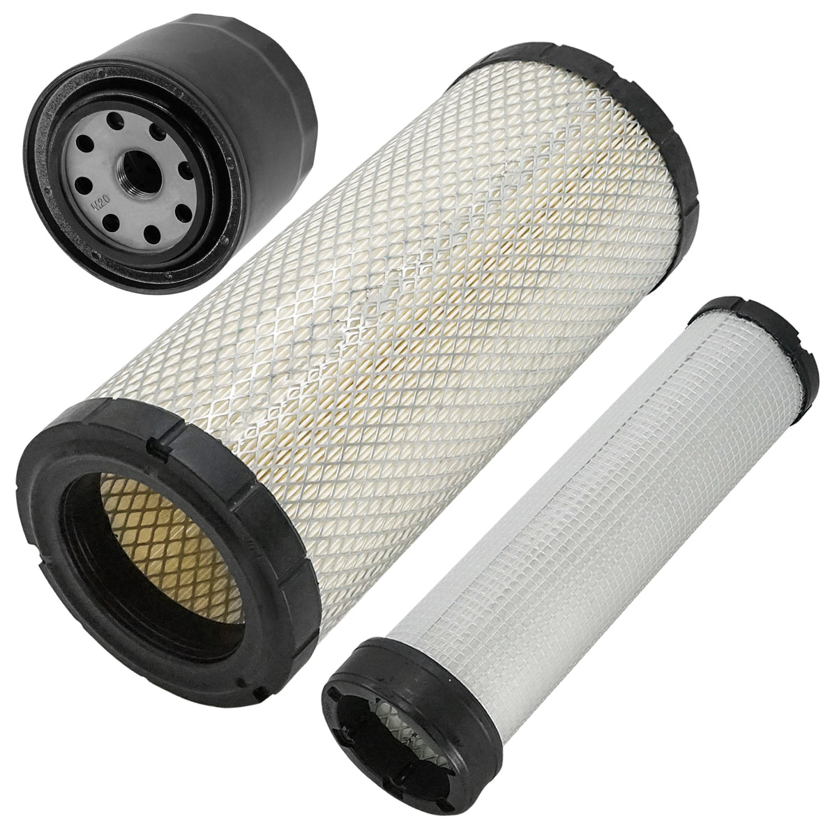 Air Fuel and Oil Filter Kit for John Deere 3120 3520 3720 4105 (2000–2018)