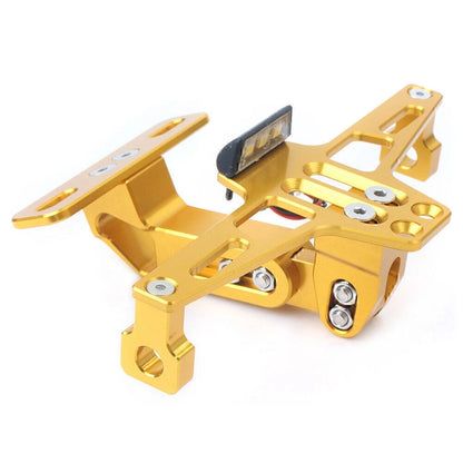 CNC Gold License Plate Holder Bracket for Yamaha Ducati Suzuki