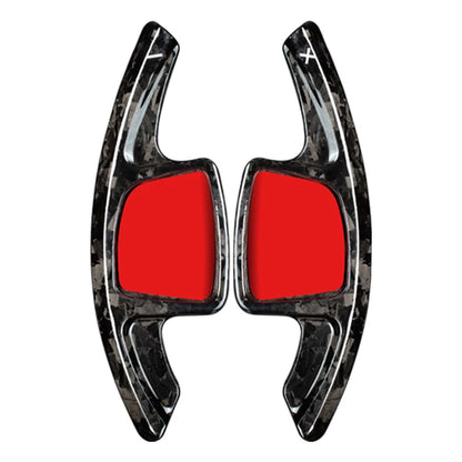 2X Carbon Fiber Steering Wheel Paddle Shifter Extensions for Audi A7 (2019–2021)