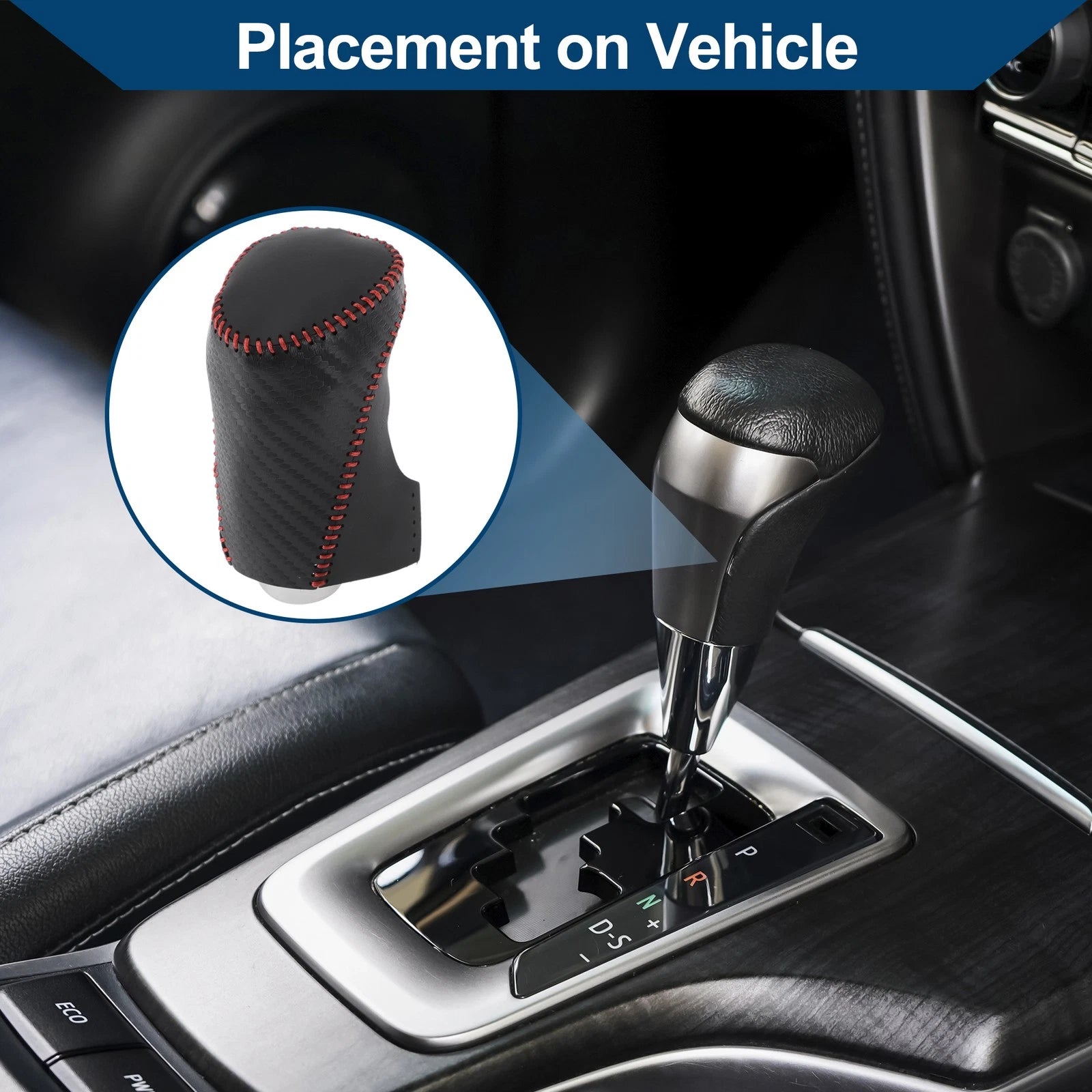 Gear Shift Knob Cover Replacement for Chevrolet Malibu (2016–2020)