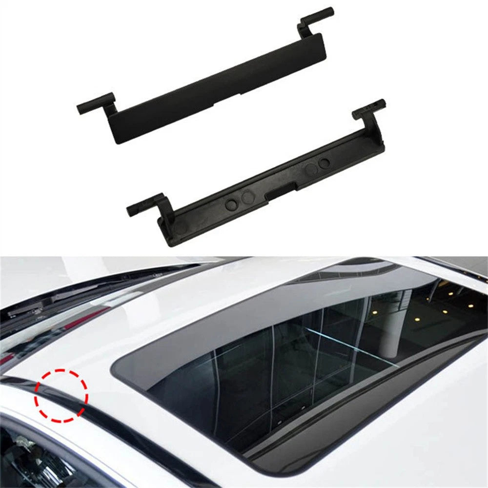 Roof Rack Cover for Mercedes Benz C Class (2007–2014) 2046983530 Black Unpainted