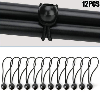 12PCS Shock Elastic Bouncy Rope for Household Use (15CM, 22mm Diameter)