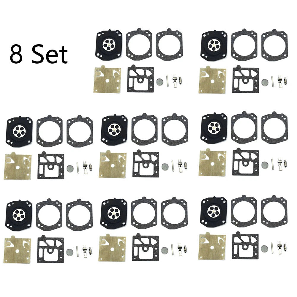 8 Set Carburetor Gasket Kit for Walbro K20-HD for Stihl MS441 MS441C-M Replace