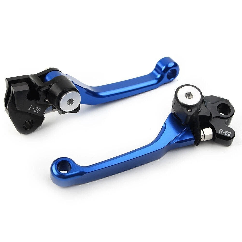 Brake Clutch Levers Handle for Suzuki RMZ450 (2005–2019) Aluminum Blue
