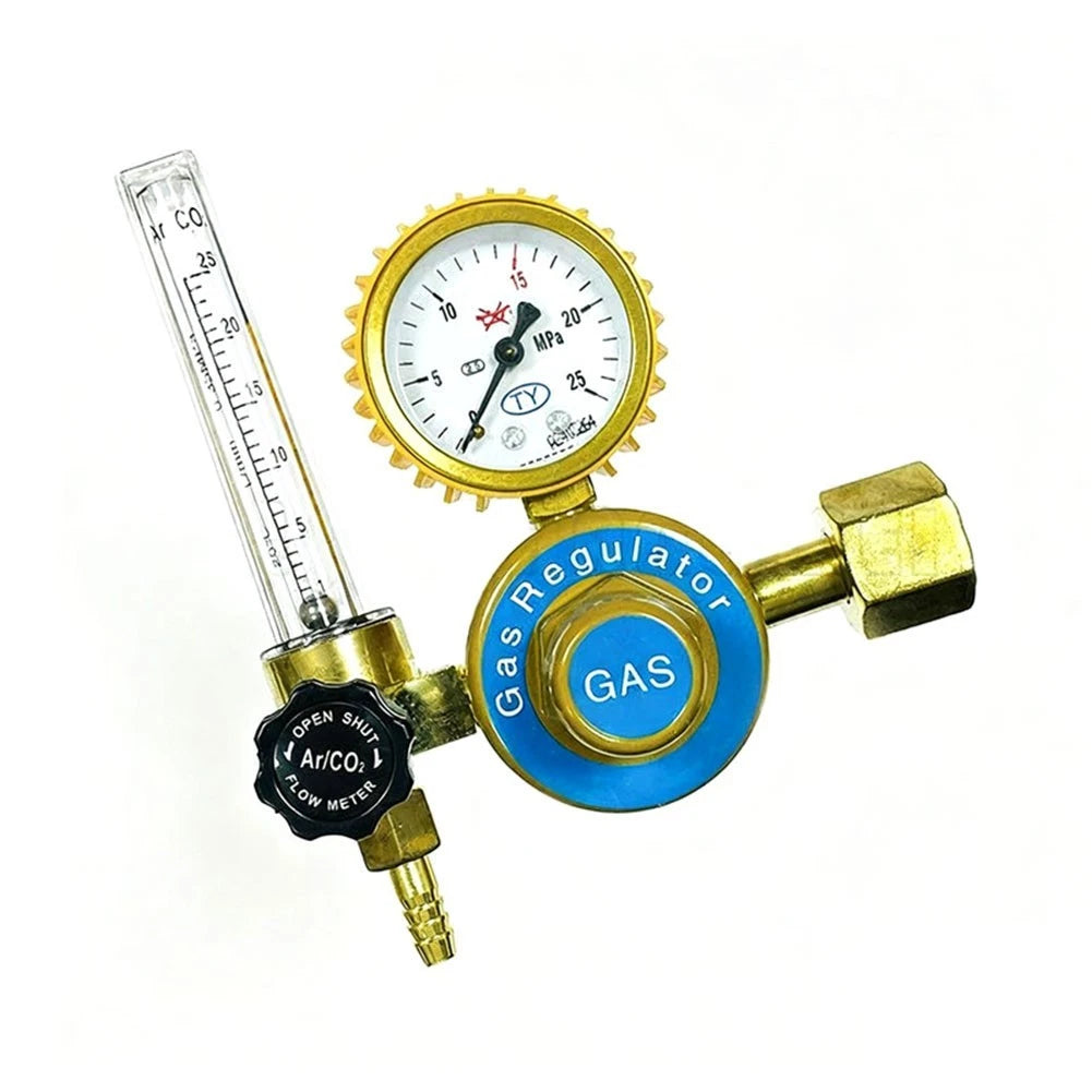 Argon Pressure Regulator for Welding with Gauge and Flow Control
