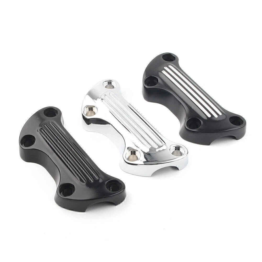 1" Handlebar Riser Top Clamp Cover for Harley Sportster Softail Dyna