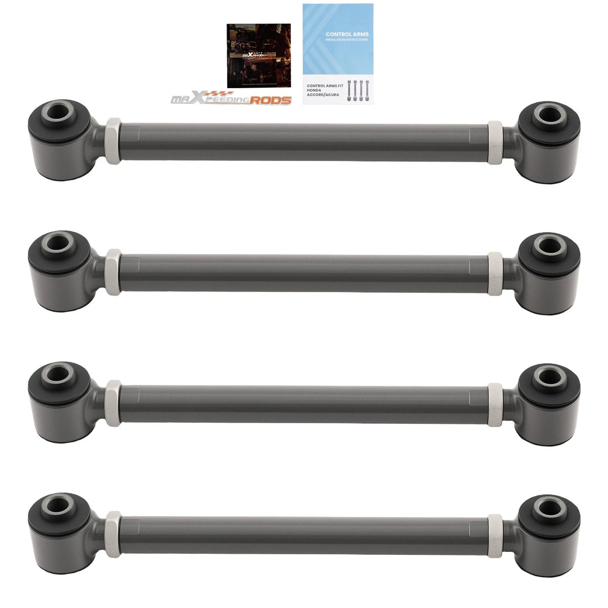 4X Rear Camber Control Arm Toe Kit for Honda Accord (2003–2007) & Acura TSX/TL (2004–2008)
