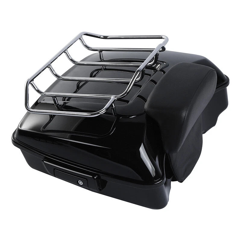 Chopped Trunk Backrest Pad for Harley Touring (2014–2025)