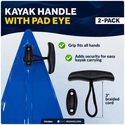 2-Pack Heavy-Duty Kayak Handles for (FO4864)