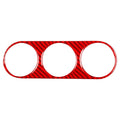 Air Conditioning Switch Panel Cover for Dodge Challenger (2008–2014) Red Carbon Fiber